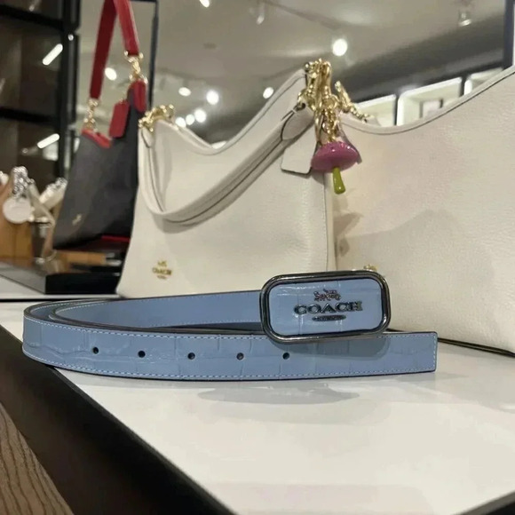 COACH Signature Buckle Cut To Size Morgan Belt, 25 Mm CR913 QBCFL - Picture 2 of 8